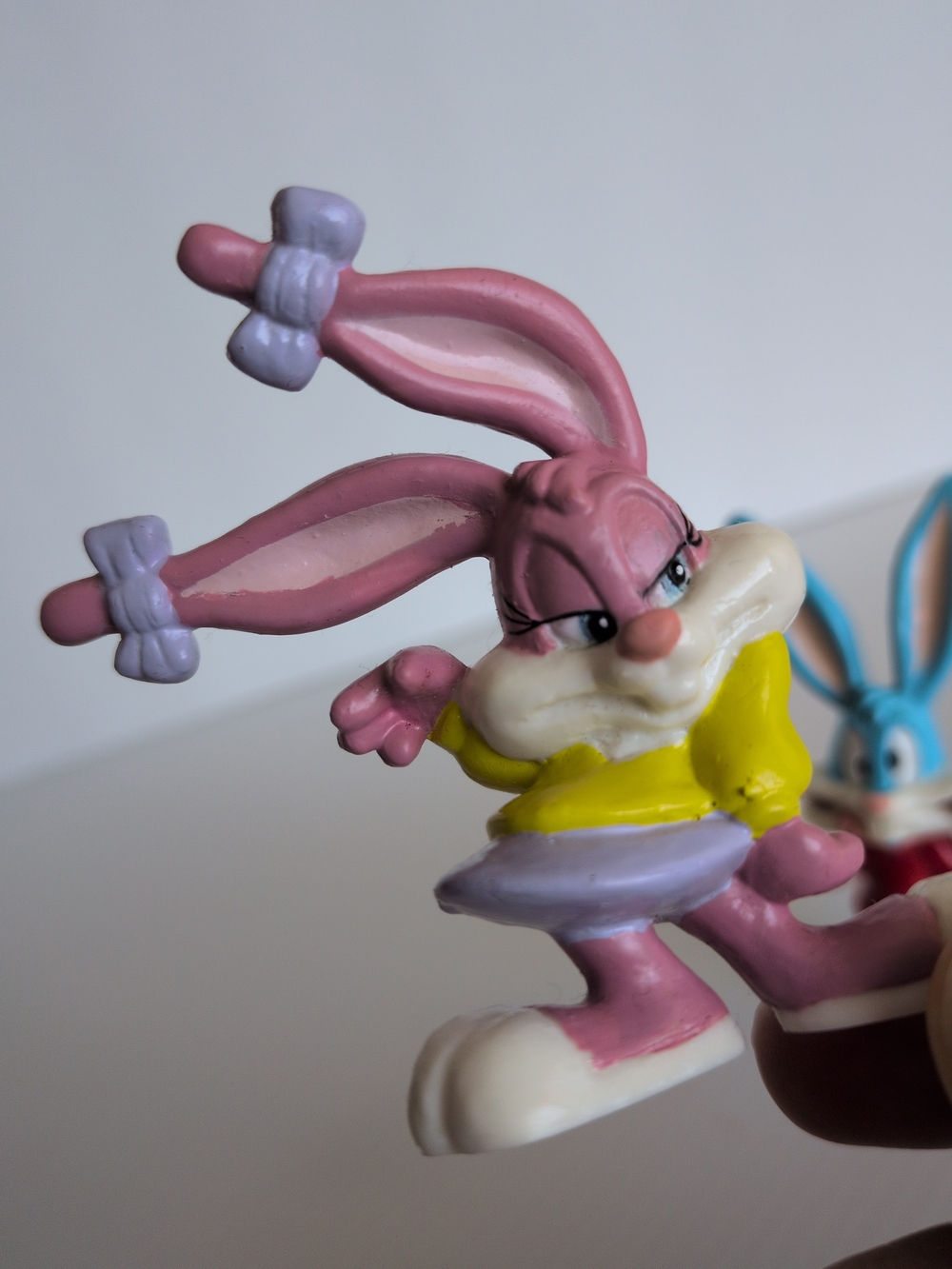 Tiny Toons Bugs Bunny & Babs Bunny 1991 Warner Bros PVC Figures Cake Topper - Picture 5 of 9